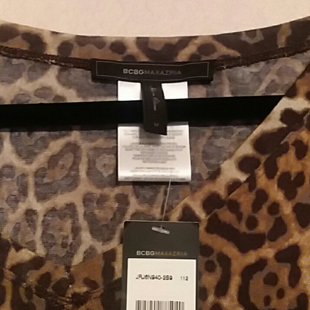Bcbg leopard dress